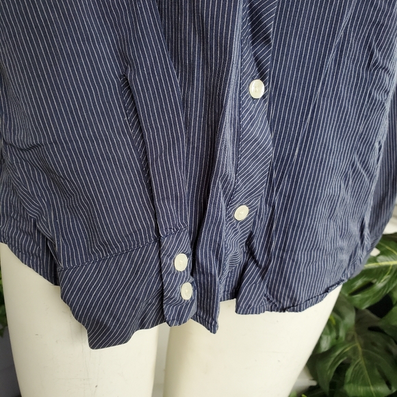 Lady Vesi Embroidered Notre Dame Fighting Irish Dress Shirt Cotton Size Small - Picture 6 of 8